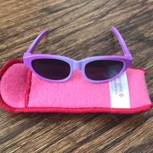 American Girl purple sunglasses